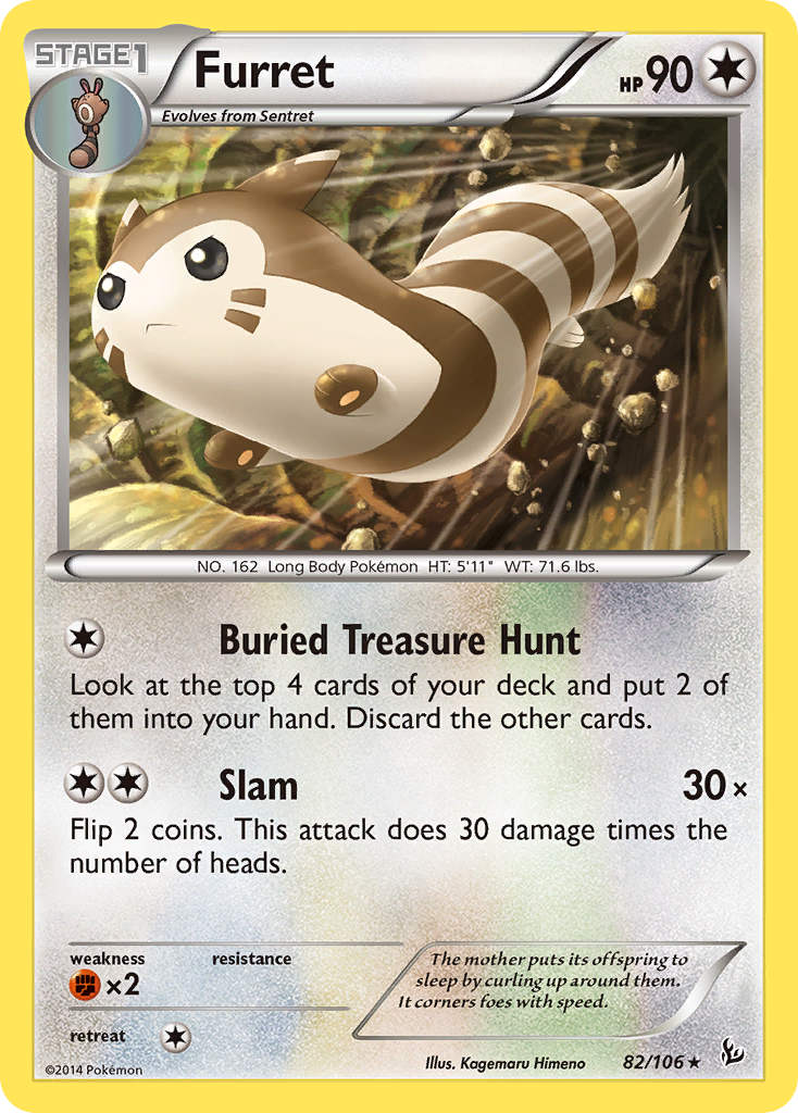 Furret (82/106) [XY: Flashfire] | The Gaming-Verse