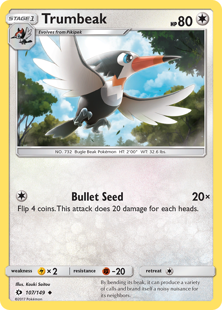 Trumbeak (107/149) [Sun & Moon: Base Set] | The Gaming-Verse