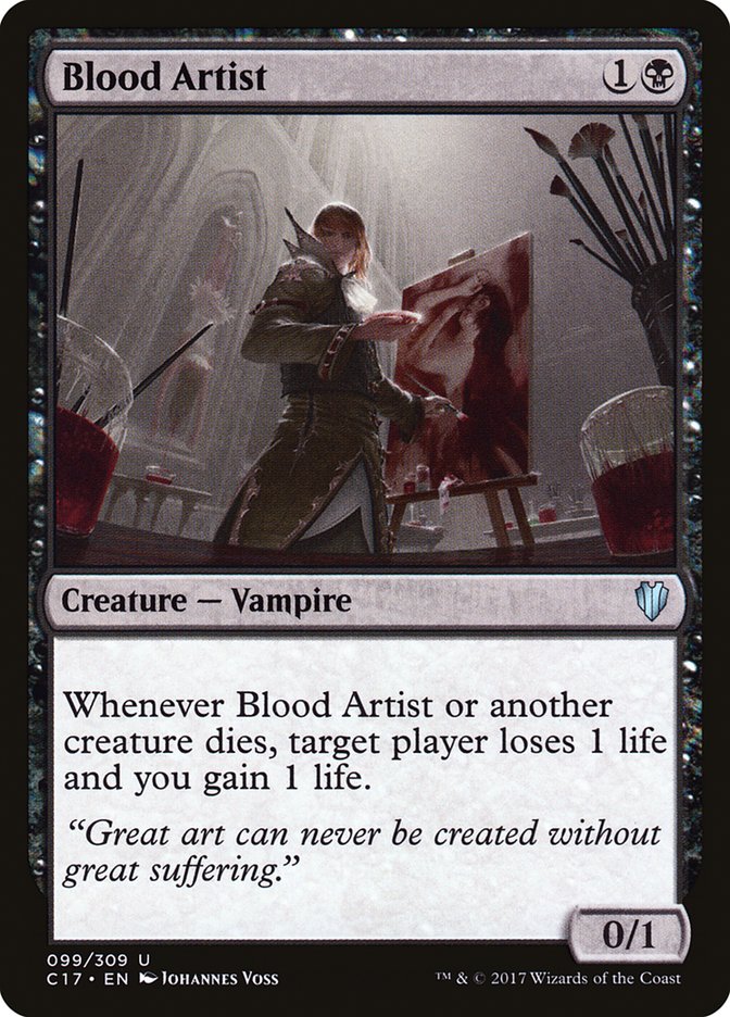 Blood Artist [Commander 2017] | The Gaming-Verse