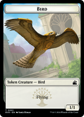 Bird // Spirit (0004) Double-Sided Token [Ravnica Remastered Tokens] | The Gaming-Verse