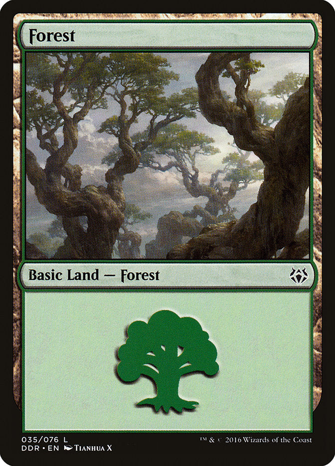 Forest (#35) [Duel Decks: Nissa vs. Ob Nixilis] | The Gaming-Verse