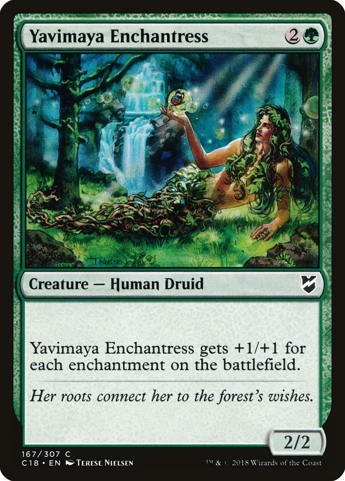 Yavimaya Enchantress [Commander 2018] | The Gaming-Verse