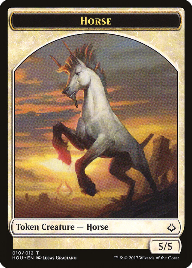 Horse [Hour of Devastation Tokens] | The Gaming-Verse