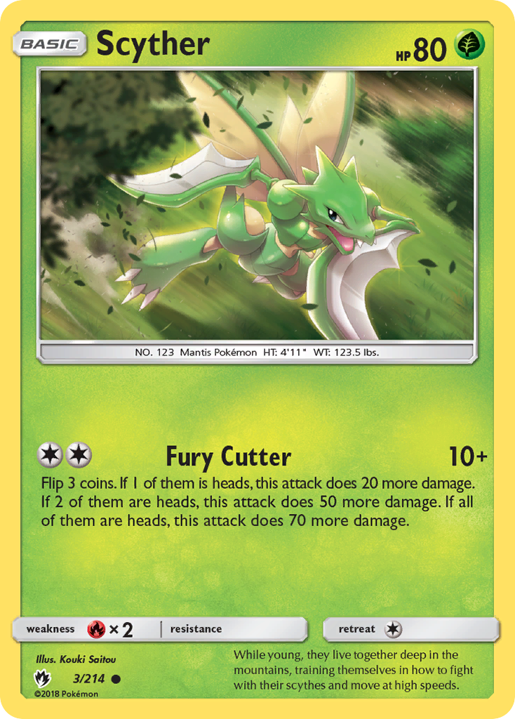 Scyther (3/214) [Sun & Moon: Lost Thunder] | The Gaming-Verse