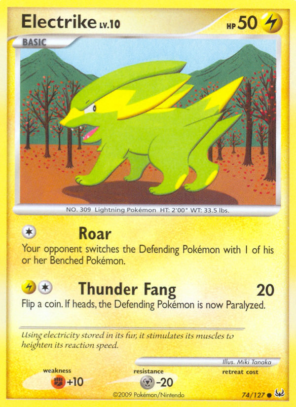 Electrike (74/127) [Platinum: Base Set] | The Gaming-Verse