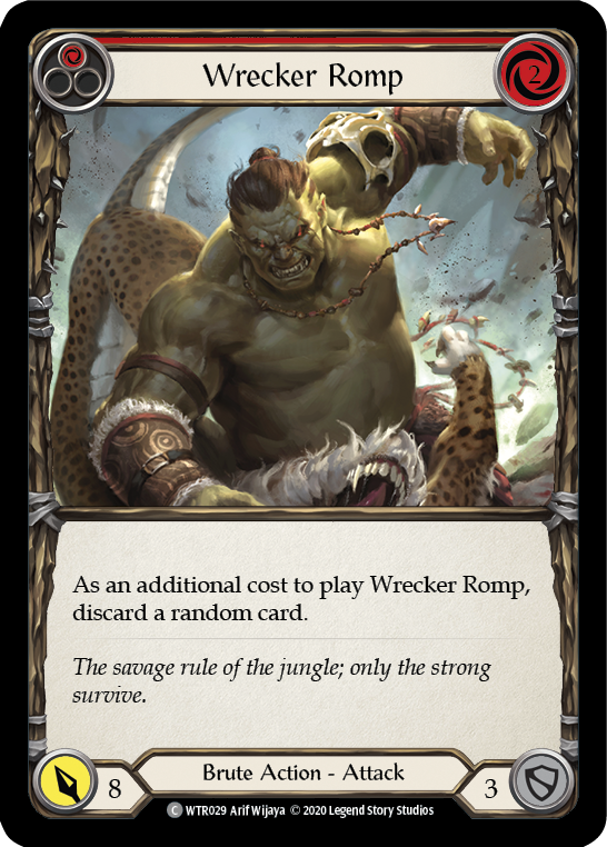 Wrecker Romp (Red) [WTR029] Unlimited Rainbow Foil | The Gaming-Verse