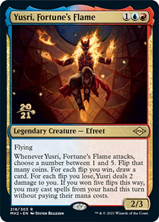 Yusri, Fortune's Flame [Modern Horizons 2 Prerelease Promos] | The Gaming-Verse