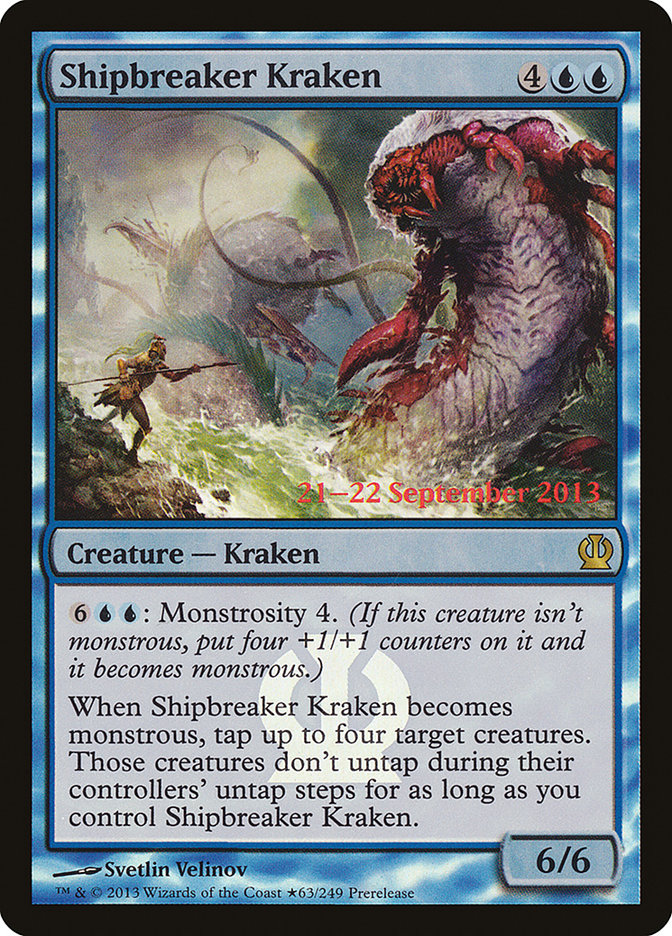 Shipbreaker Kraken  (Prerelease) [Theros Prerelease Promos] | The Gaming-Verse