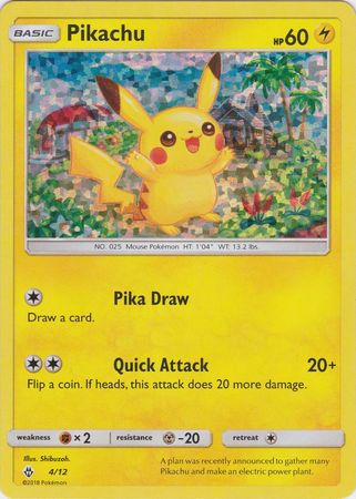 Pikachu (4/12) [McDonald's Promos: 2018 Collection] | The Gaming-Verse