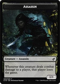 Assassin // Morph Double-sided Token [Commander 2019 Tokens] | The Gaming-Verse