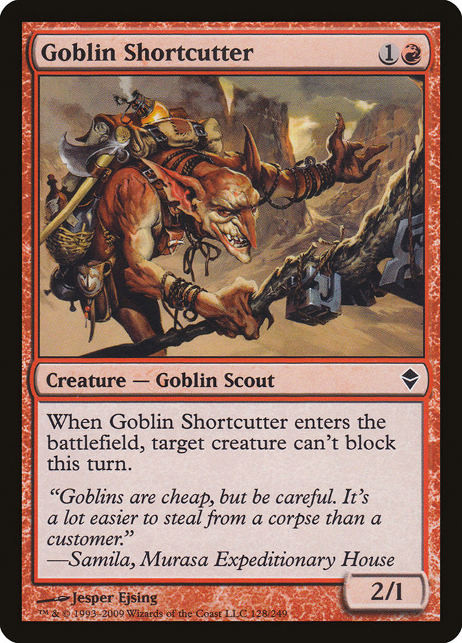 Goblin Shortcutter [Zendikar] | The Gaming-Verse