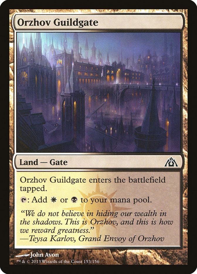 Orzhov Guildgate [Dragon's Maze] | The Gaming-Verse