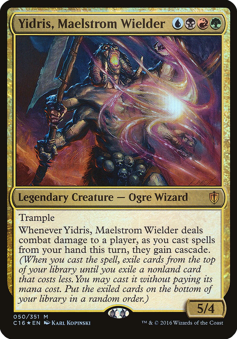 Yidris, Maelstrom Wielder (Commander 2016) [Commander 2016 Oversized] | The Gaming-Verse