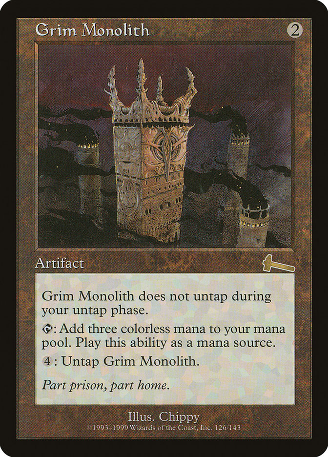 Grim Monolith [Urza's Legacy] | The Gaming-Verse