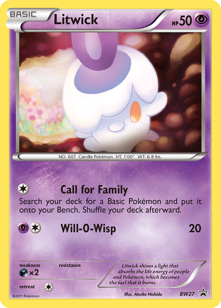 Litwick (BW27) [Black & White: Black Star Promos] | The Gaming-Verse