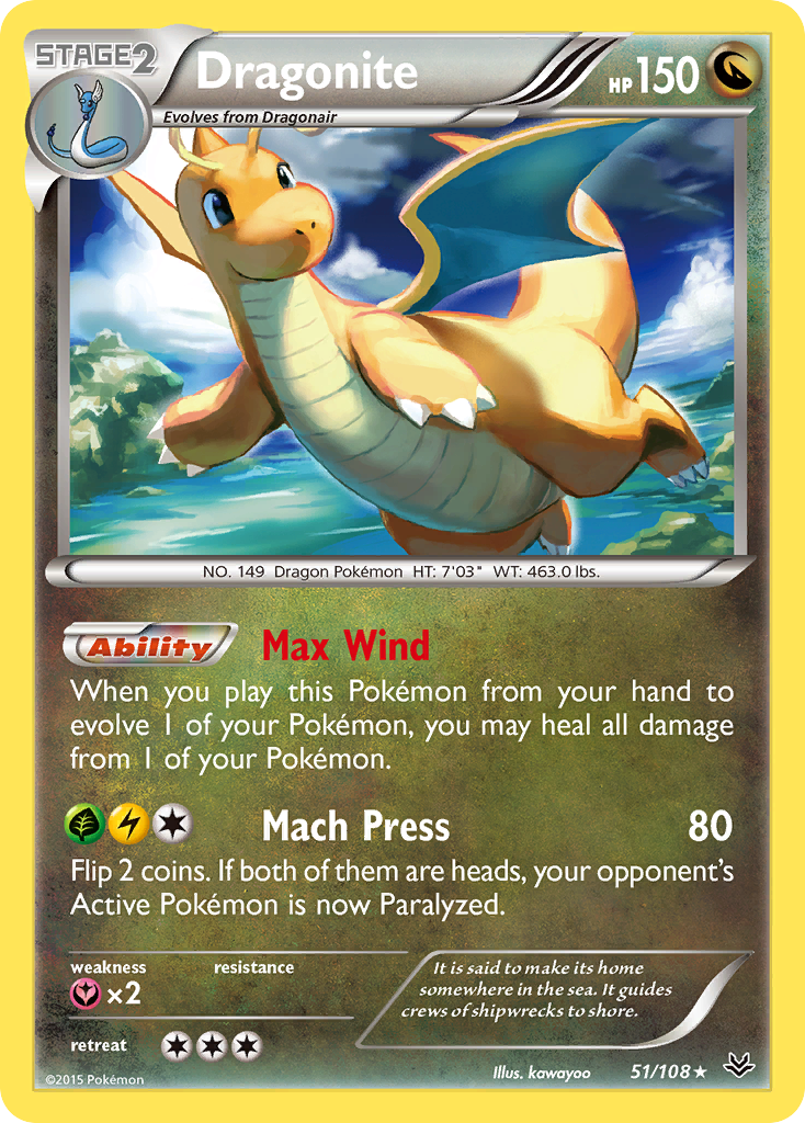 Dragonite (51/108) [XY: Roaring Skies] | The Gaming-Verse