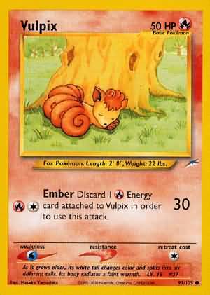 Vulpix (91/105) [Neo Destiny Unlimited] | The Gaming-Verse