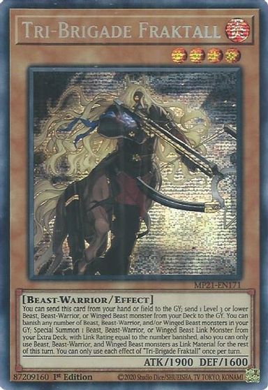 Tri-Brigade Fraktall [MP21-EN171] Prismatic Secret Rare | The Gaming-Verse