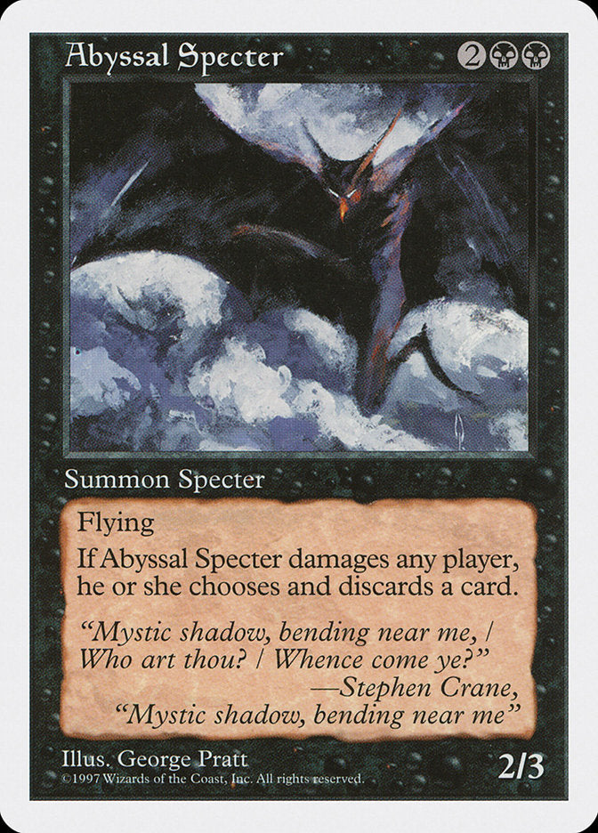 Abyssal Specter [Fifth Edition] | The Gaming-Verse