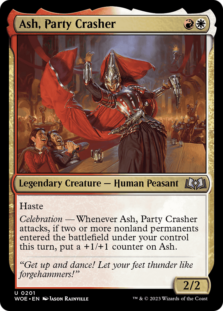 Ash, Party Crasher [Wilds of Eldraine] | The Gaming-Verse