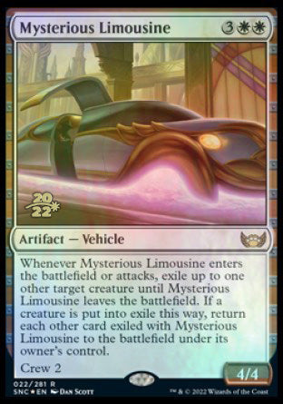 Mysterious Limousine [Streets of New Capenna Prerelease Promos] | The Gaming-Verse