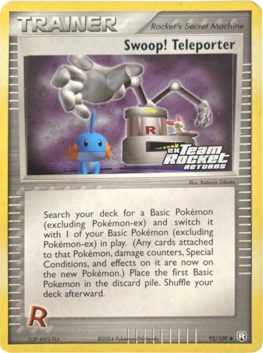 Swoop! Teleporter (92/109) (Stamped) [EX: Team Rocket Returns] | The Gaming-Verse