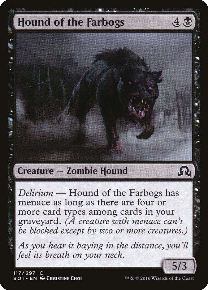 Hound of the Farbogs [Shadows over Innistrad] | The Gaming-Verse