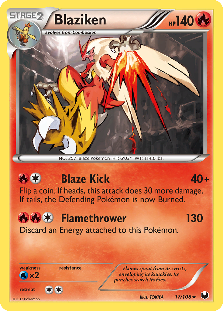 Blaziken (17/108) [Black & White: Dark Explorers] | The Gaming-Verse