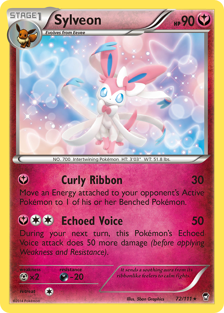 Sylveon (72/111) [XY: Furious Fists] | The Gaming-Verse