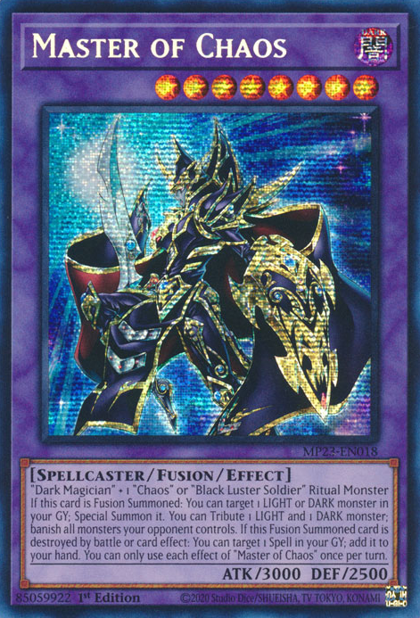 Master of Chaos [MP23-EN018] Prismatic Secret Rare | The Gaming-Verse