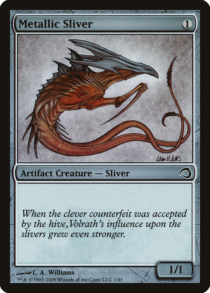 Metallic Sliver [Premium Deck Series: Slivers] | The Gaming-Verse