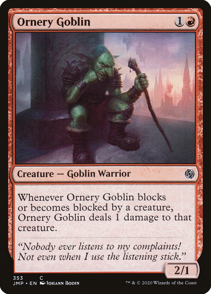 Ornery Goblin [Jumpstart] | The Gaming-Verse