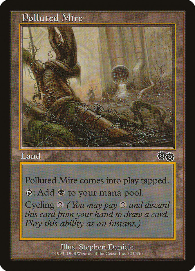 Polluted Mire [Urza's Saga] | The Gaming-Verse