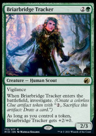 Briarbridge Tracker (Promo Pack) [Innistrad: Midnight Hunt Promos] | The Gaming-Verse