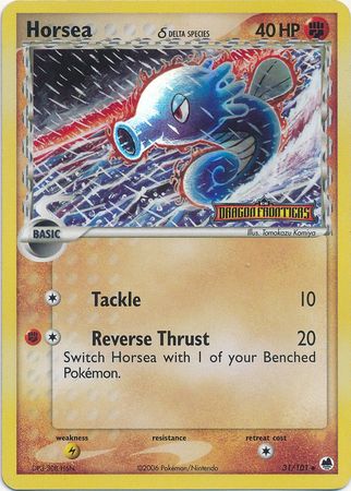 Horsea (31/101) (Delta Species) (Stamped) [EX: Dragon Frontiers] | The Gaming-Verse