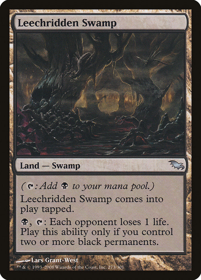 Leechridden Swamp [Shadowmoor] | The Gaming-Verse