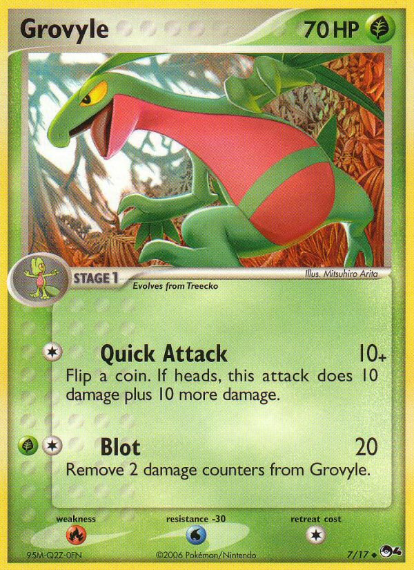 Grovyle (7/17) [POP Series 4] | The Gaming-Verse