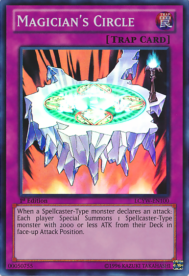 Magician's Circle [LCYW-EN100] Super Rare | The Gaming-Verse