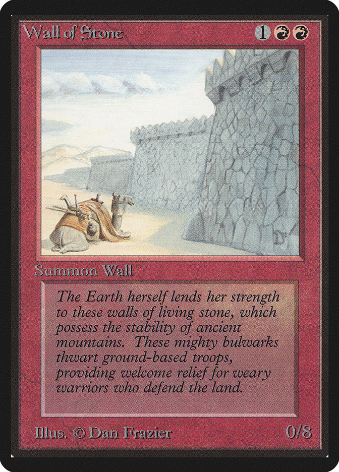 Wall of Stone [Limited Edition Beta] | The Gaming-Verse