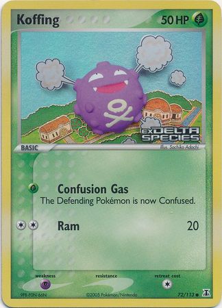 Koffing (72/113) (Stamped) [EX: Delta Species] | The Gaming-Verse