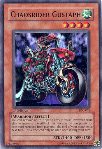 Chaosrider Gustaph [IOC-018] Super Rare | The Gaming-Verse