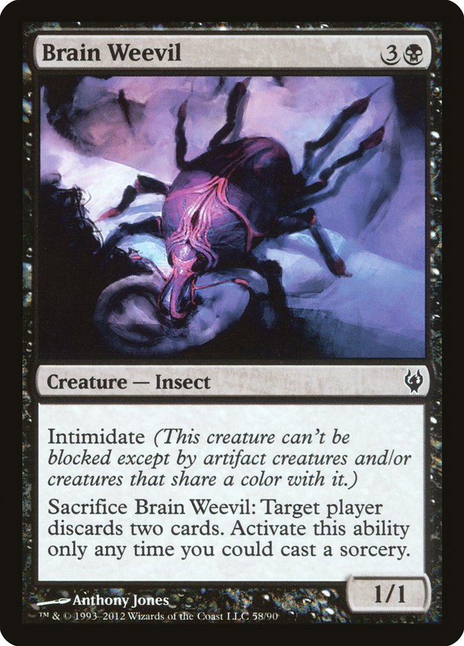 Brain Weevil [Duel Decks: Izzet vs. Golgari] | The Gaming-Verse