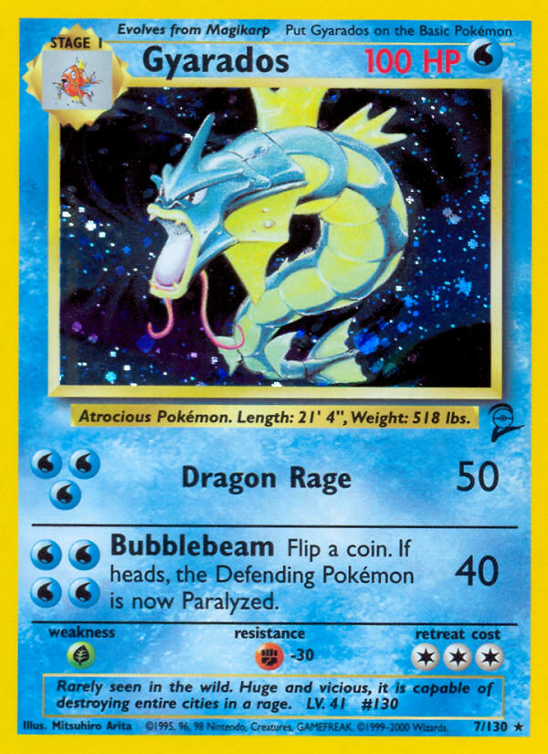 Gyarados (7/130) [Base Set 2] | The Gaming-Verse