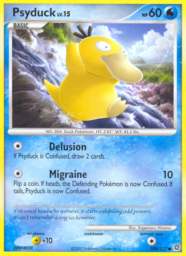 Psyduck (100/132) [Diamond & Pearl: Secret Wonders] | The Gaming-Verse