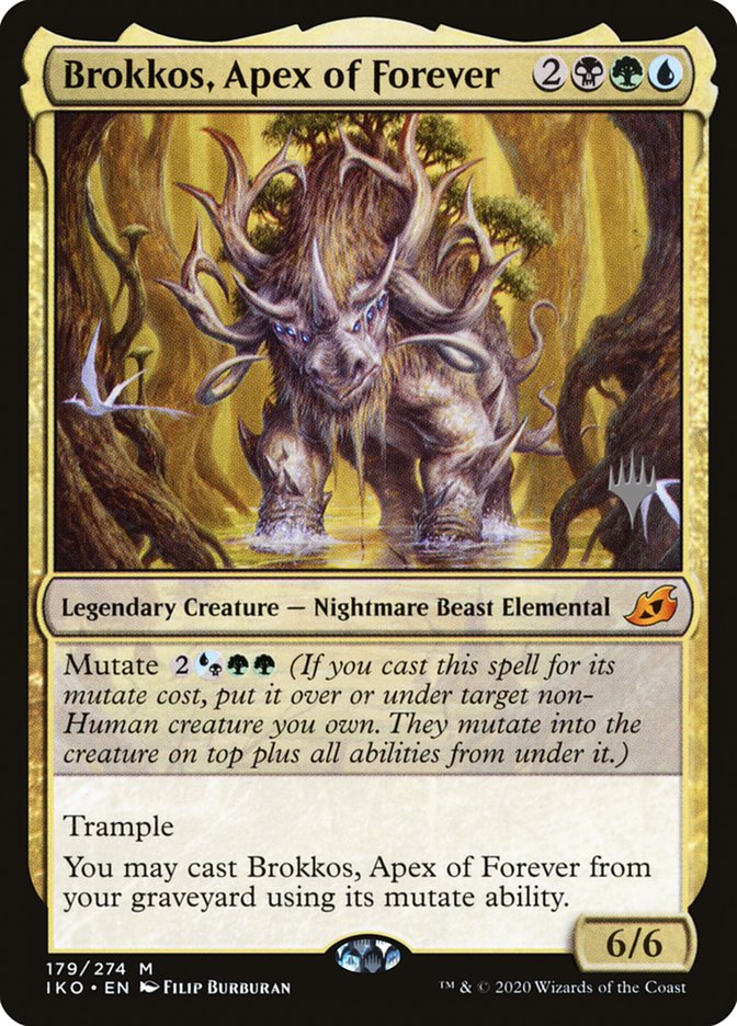 Brokkos, Apex of Forever (Promo Pack) [Ikoria: Lair of Behemoths Promos] | The Gaming-Verse