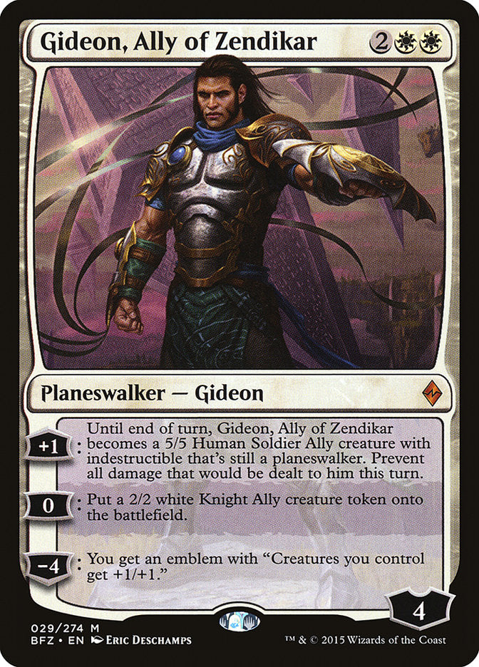 Gideon, Ally of Zendikar [Battle for Zendikar] | The Gaming-Verse