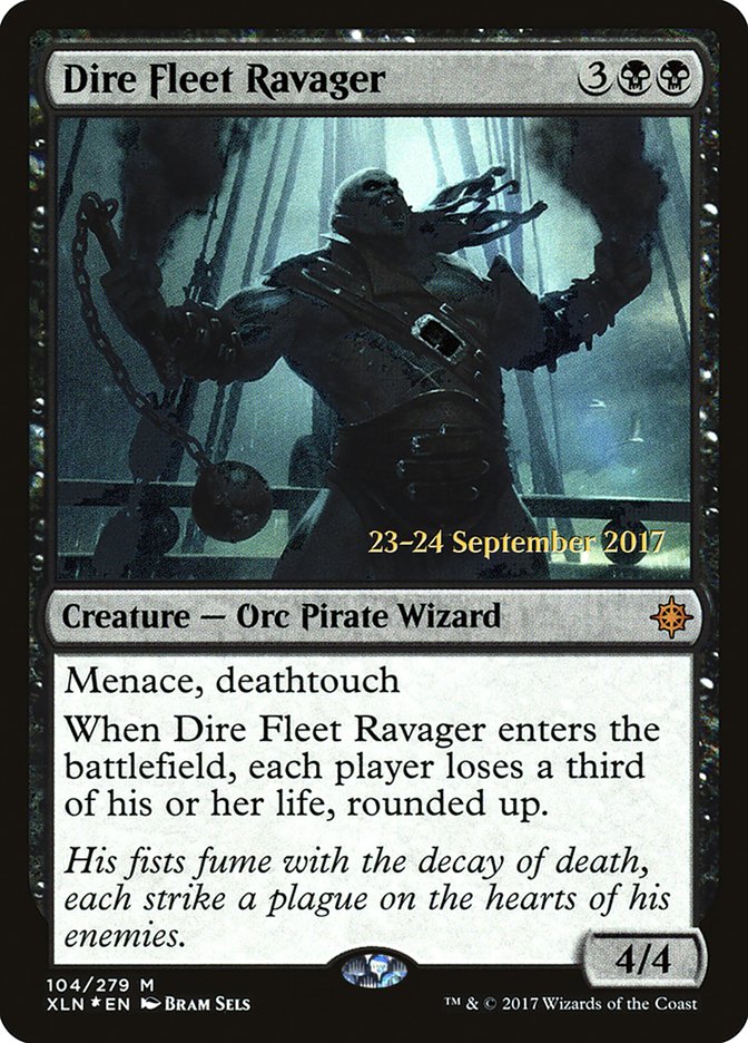 Dire Fleet Ravager  (Prerelease) [Ixalan Prerelease Promos] | The Gaming-Verse