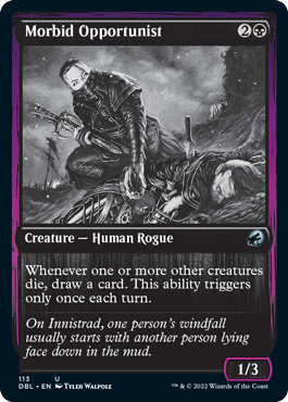 Morbid Opportunist [Innistrad: Double Feature] | The Gaming-Verse