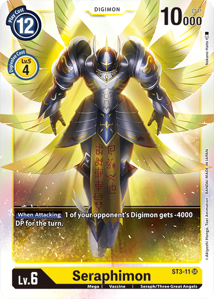 Seraphimon [ST3-11] [Starter Deck: Heaven's Yellow] | The Gaming-Verse