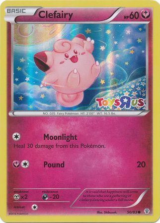 Clefairy (50/83) (Toys R Us Promo) [XY: Generations] | The Gaming-Verse